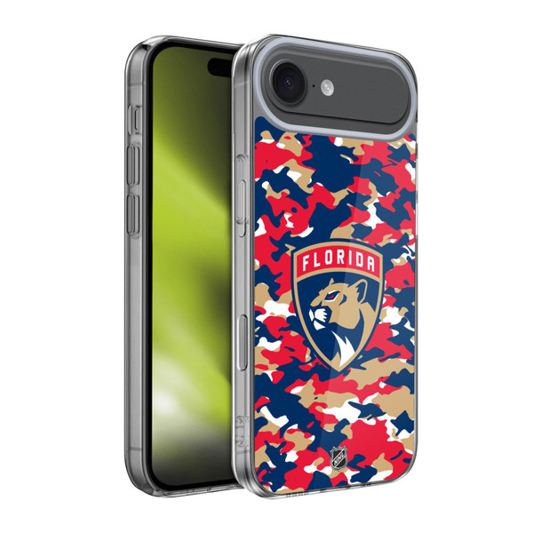 NHL Florida Panthers Camouflage Soft Gel Case for Apple iPhone 17 Air