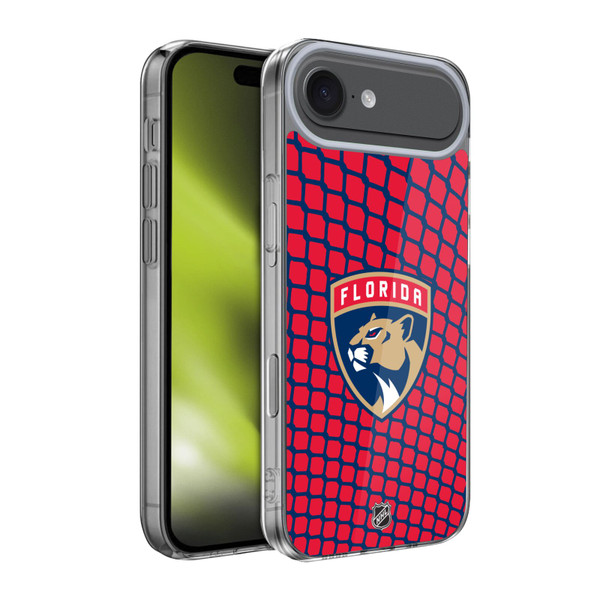 NHL Florida Panthers Net Pattern Soft Gel Case for Apple iPhone 17 Air