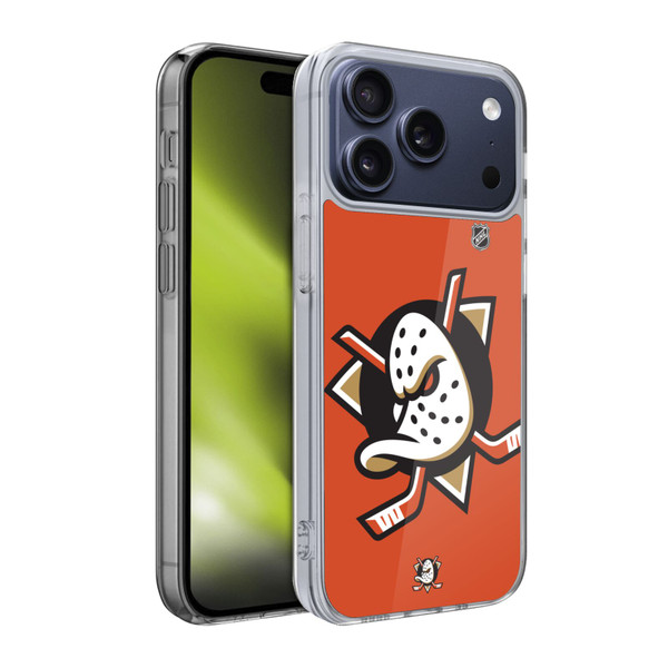 NHL Anaheim Ducks Oversized Soft Gel Case for Apple iPhone 17 Pro