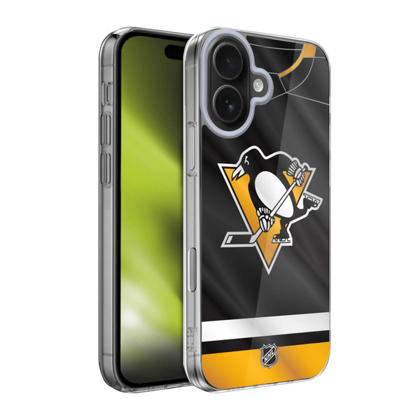 NHL Pittsburgh Penguins Jersey Soft Gel Case for Apple iPhone 17