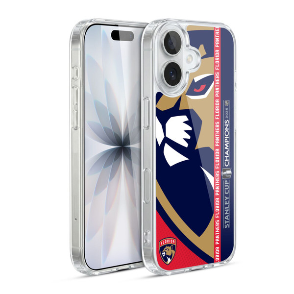 NHL 2025 Stanley Cup Champions Florida Panthers Oversized Soft Gel Case for Apple iPhone 17