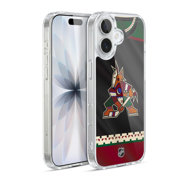 NHL Arizona Coyotes Jersey Soft Gel Case for Apple iPhone 17