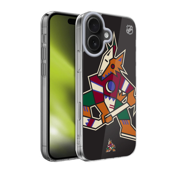 NHL Arizona Coyotes Oversized Soft Gel Case for Apple iPhone 17