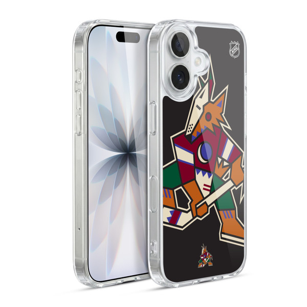 NHL Arizona Coyotes Oversized Soft Gel Case for Apple iPhone 17