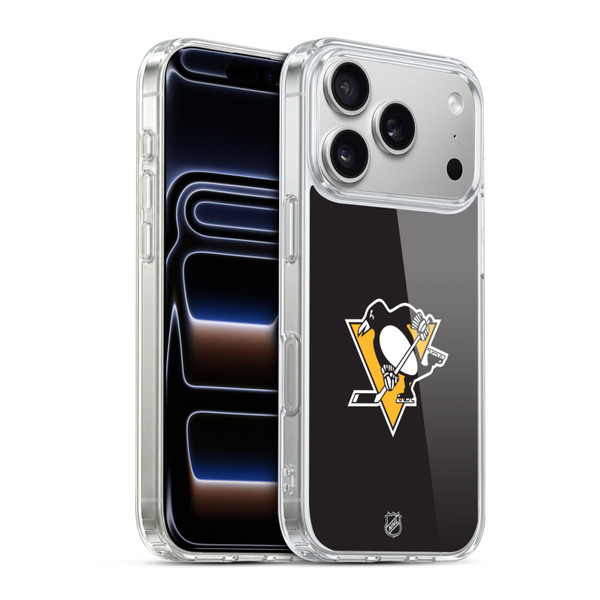 NHL Pittsburgh Penguins Plain Soft Gel Case for Apple iPhone 17 Pro