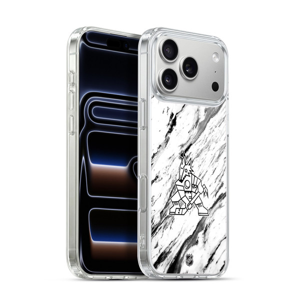 NHL Arizona Coyotes Marble Soft Gel Case for Apple iPhone 17 Pro Max