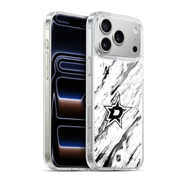 NHL Dallas Stars Marble Soft Gel Case for Apple iPhone 17 Pro Max