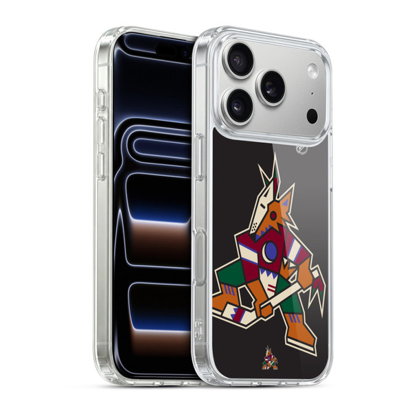 NHL Arizona Coyotes Oversized Soft Gel Case for Apple iPhone 17 Pro