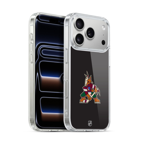 NHL Arizona Coyotes Plain Soft Gel Case for Apple iPhone 17 Pro