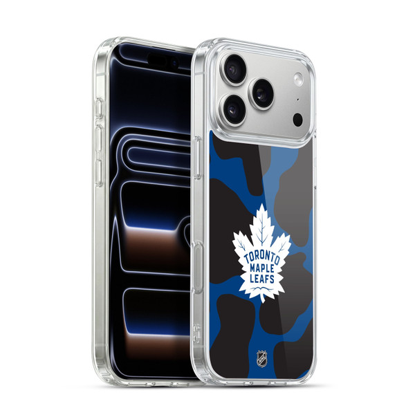 NHL Toronto Maple Leafs Cow Pattern Soft Gel Case for Apple iPhone 17 Pro Max