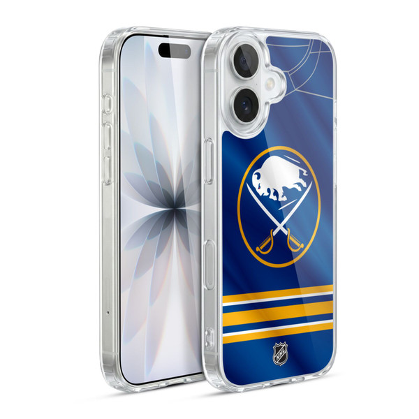 NHL Buffalo Sabres Jersey Soft Gel Case for Apple iPhone 17