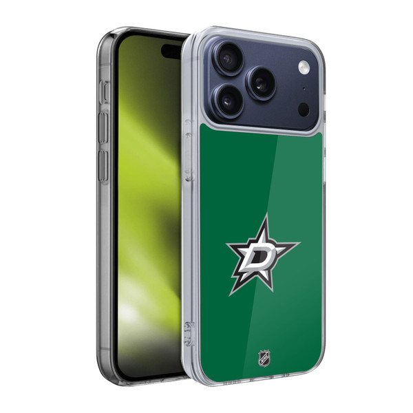 NHL Dallas Stars Plain Soft Gel Case for Apple iPhone 17 Pro