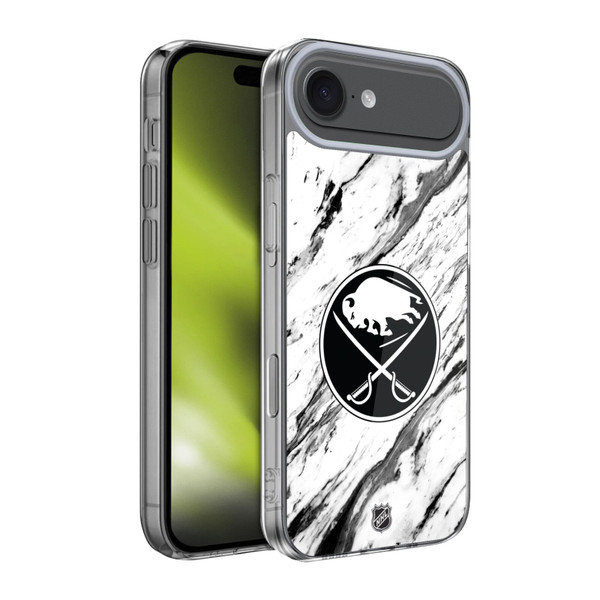 NHL Buffalo Sabres Marble Soft Gel Case for Apple iPhone 17 Air