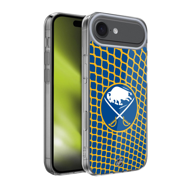 NHL Buffalo Sabres Net Pattern Soft Gel Case for Apple iPhone 17 Air