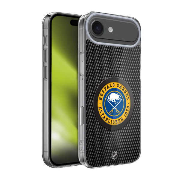 NHL Buffalo Sabres Puck Texture Soft Gel Case for Apple iPhone 17 Air