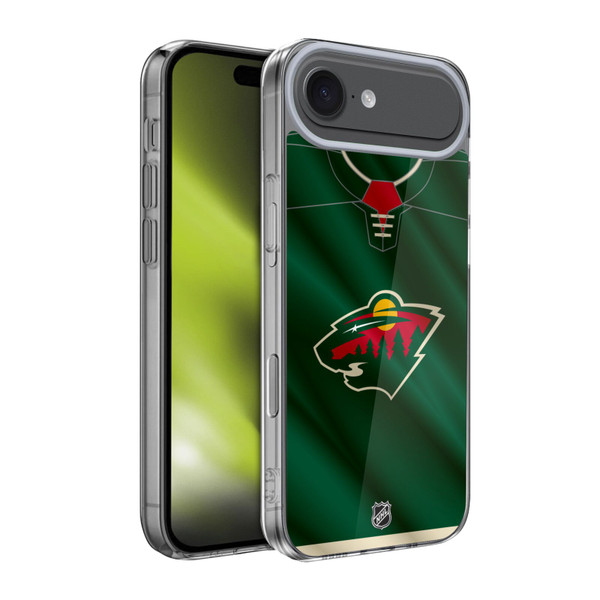 NHL Minnesota Wild Jersey Soft Gel Case for Apple iPhone 17 Air