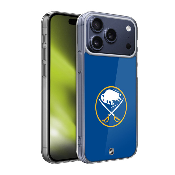 NHL Buffalo Sabres Plain Soft Gel Case for Apple iPhone 17 Pro Max