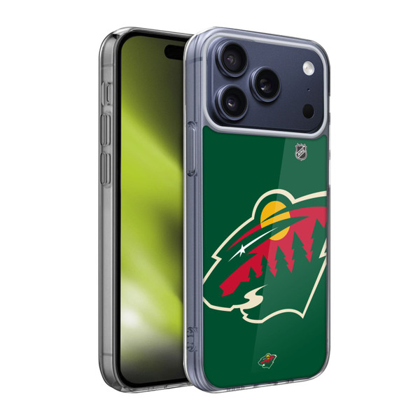 NHL Minnesota Wild Oversized Soft Gel Case for Apple iPhone 17 Pro Max