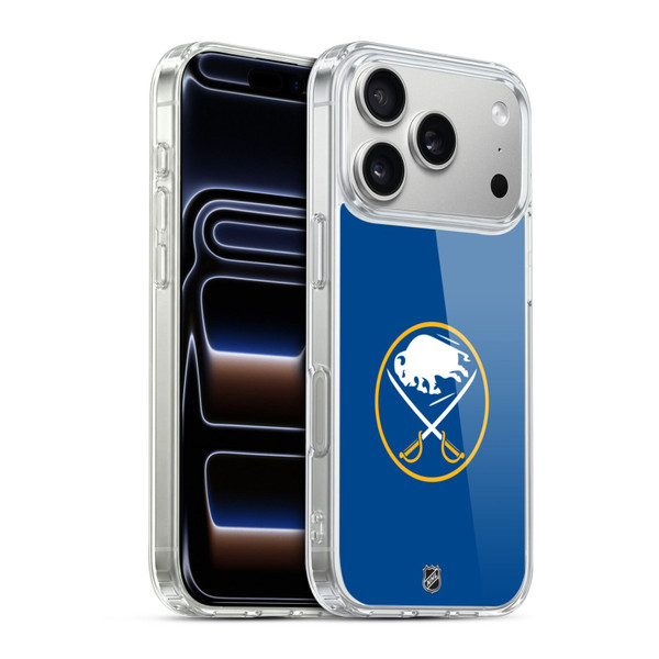 NHL Buffalo Sabres Plain Soft Gel Case for Apple iPhone 17 Pro