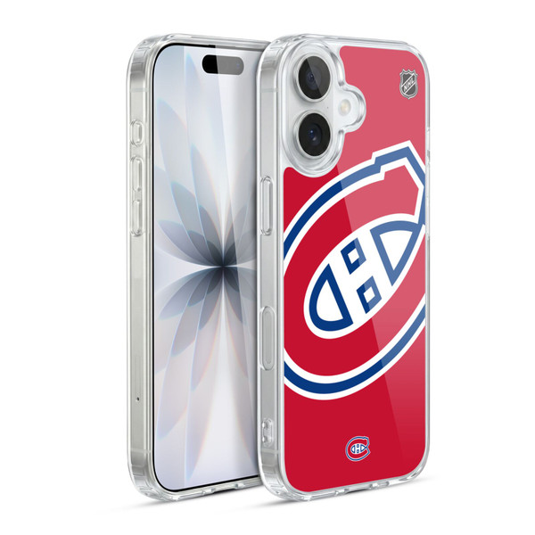 NHL Montreal Canadiens Oversized Soft Gel Case for Apple iPhone 17