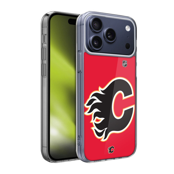 NHL Calgary Flames Oversized Soft Gel Case for Apple iPhone 17 Pro Max