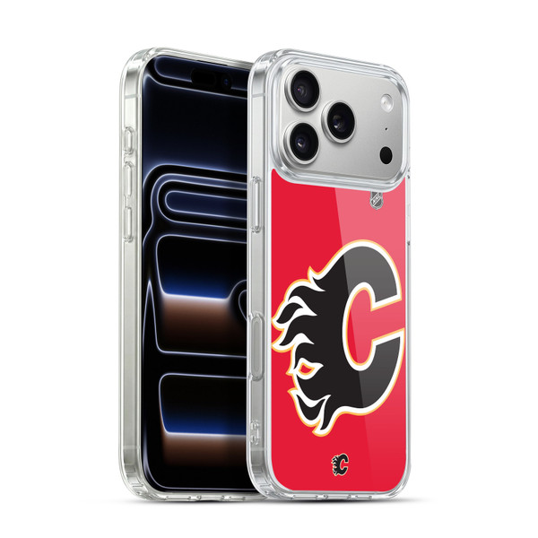 NHL Calgary Flames Oversized Soft Gel Case for Apple iPhone 17 Pro Max