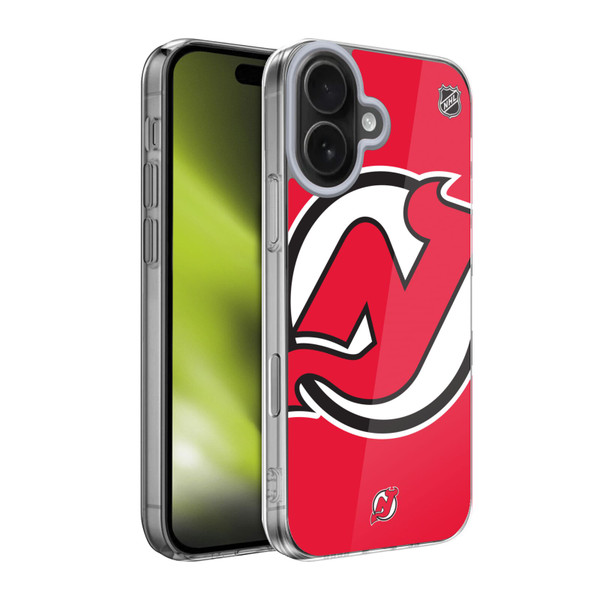 NHL New Jersey Devils Oversized Soft Gel Case for Apple iPhone 17