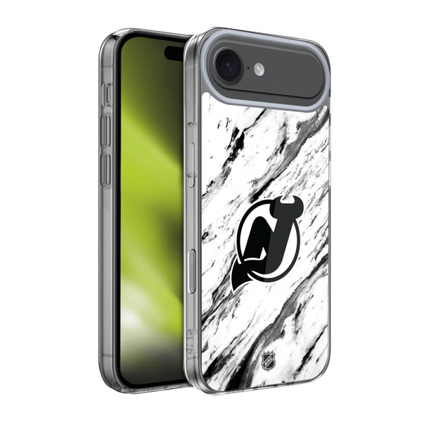NHL New Jersey Devils Marble Soft Gel Case for Apple iPhone 17 Air