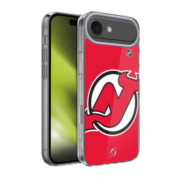 NHL New Jersey Devils Oversized Soft Gel Case for Apple iPhone 17 Air