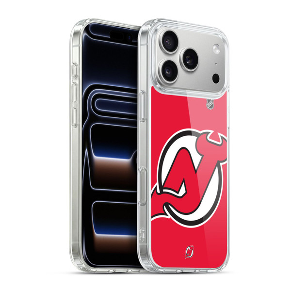 NHL New Jersey Devils Oversized Soft Gel Case for Apple iPhone 17 Pro Max