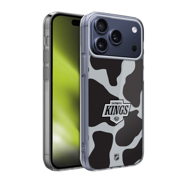 NHL Los Angeles Kings Cow Pattern Soft Gel Case for Apple iPhone 17 Pro Max