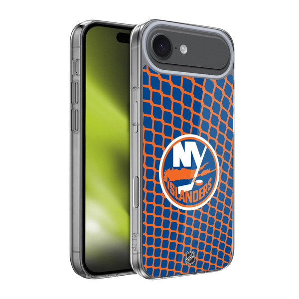 NHL New York Islanders Net Pattern Soft Gel Case for Apple iPhone 17 Air