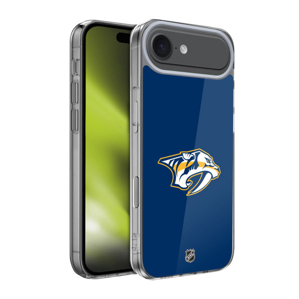 NHL Nashville Predators Plain Soft Gel Case for Apple iPhone 17 Air