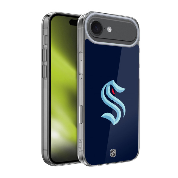 NHL Seattle Kraken Plain Soft Gel Case for Apple iPhone 17 Air