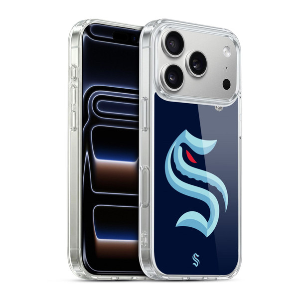 NHL Seattle Kraken Oversized Soft Gel Case for Apple iPhone 17 Pro