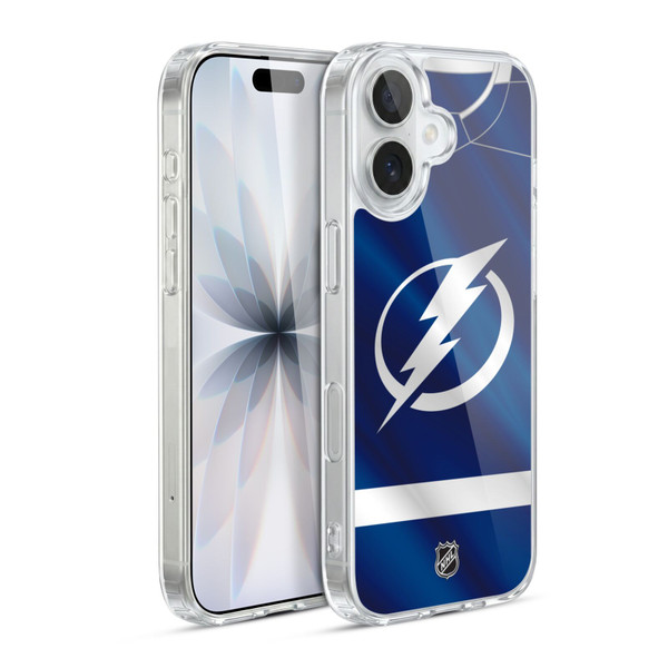 NHL Tampa Bay Lightning Jersey Soft Gel Case for Apple iPhone 17