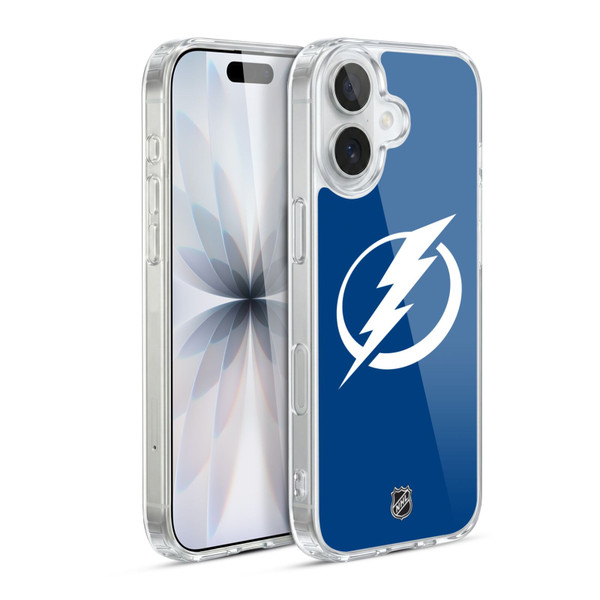 NHL Tampa Bay Lightning Plain Soft Gel Case for Apple iPhone 17