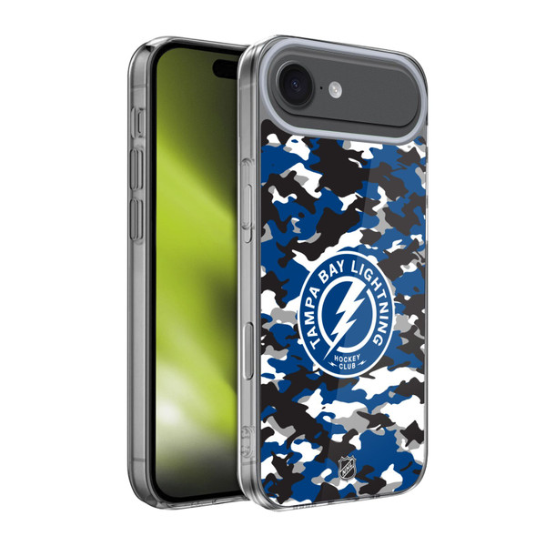 NHL Tampa Bay Lightning Camouflage Soft Gel Case for Apple iPhone 17 Air