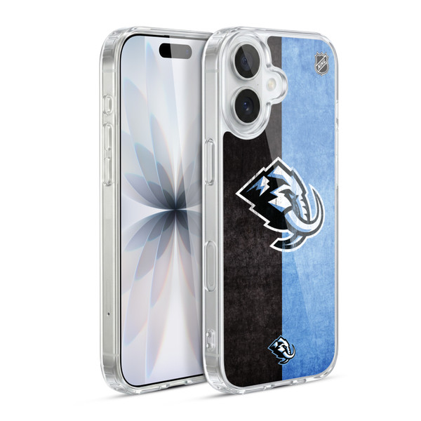 NHL Utah Mammoth Half Distressed Soft Gel Case for Apple iPhone 17