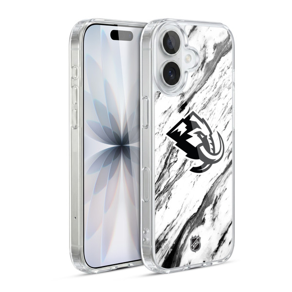NHL Utah Mammoth Marble Soft Gel Case for Apple iPhone 17