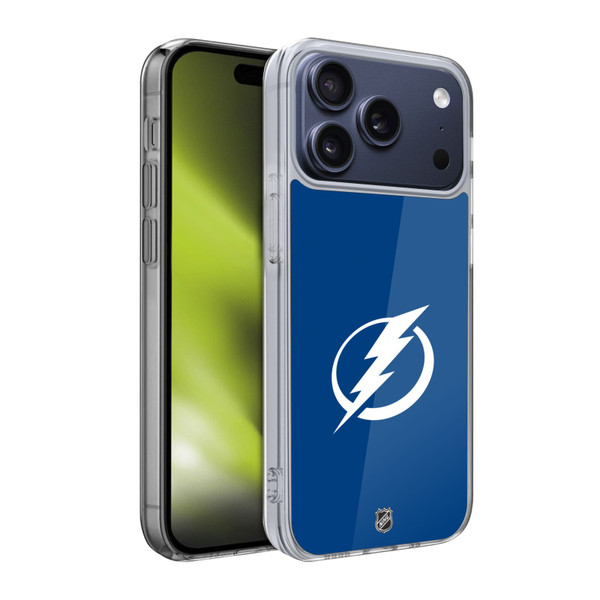 NHL Tampa Bay Lightning Plain Soft Gel Case for Apple iPhone 17 Pro