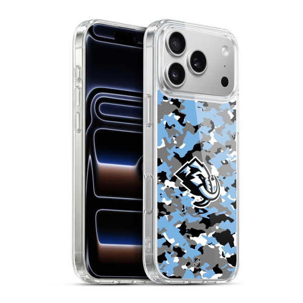 NHL Utah Mammoth Camouflage Soft Gel Case for Apple iPhone 17 Pro Max