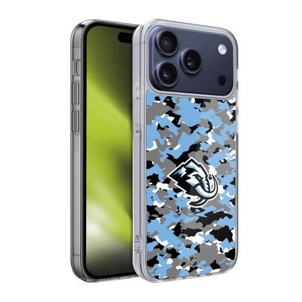 NHL Utah Mammoth Camouflage Soft Gel Case for Apple iPhone 17 Pro