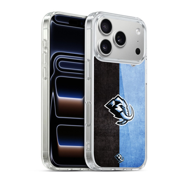 NHL Utah Mammoth Half Distressed Soft Gel Case for Apple iPhone 17 Pro