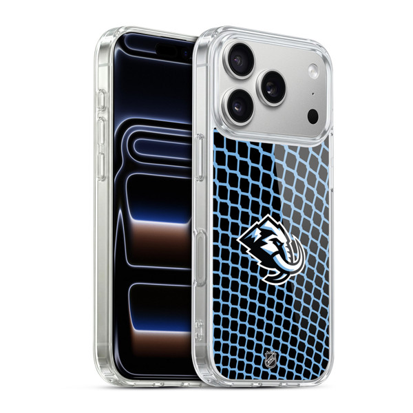 NHL Utah Mammoth Net Pattern Soft Gel Case for Apple iPhone 17 Pro