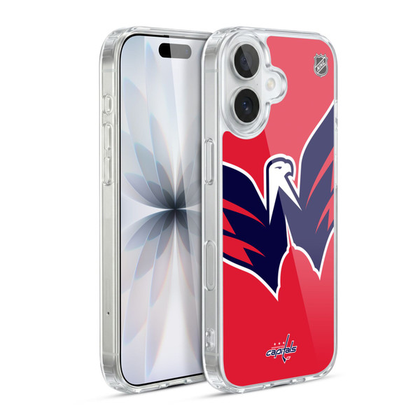 NHL Washington Capitals Oversized Soft Gel Case for Apple iPhone 17
