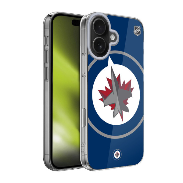 NHL Winnipeg Jets Oversized Soft Gel Case for Apple iPhone 17