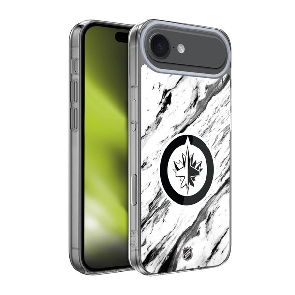 NHL Winnipeg Jets Marble Soft Gel Case for Apple iPhone 17 Air