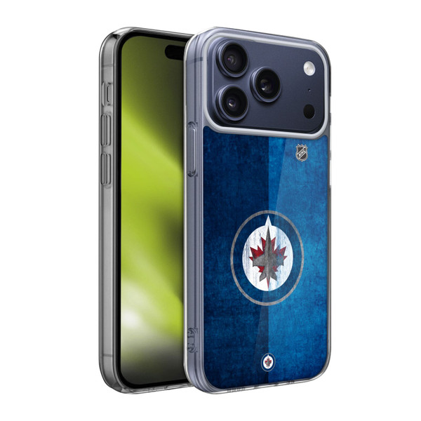 NHL Winnipeg Jets Half Distressed Soft Gel Case for Apple iPhone 17 Pro Max NHL Winnipeg Jets Half Distressed Soft Gel Case for Apple iPhone 17 Pro Max