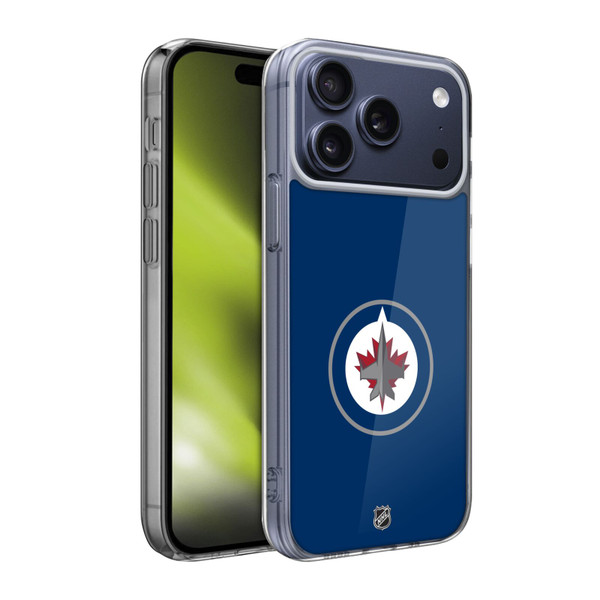 NHL Winnipeg Jets Plain Soft Gel Case for Apple iPhone 17 Pro Max